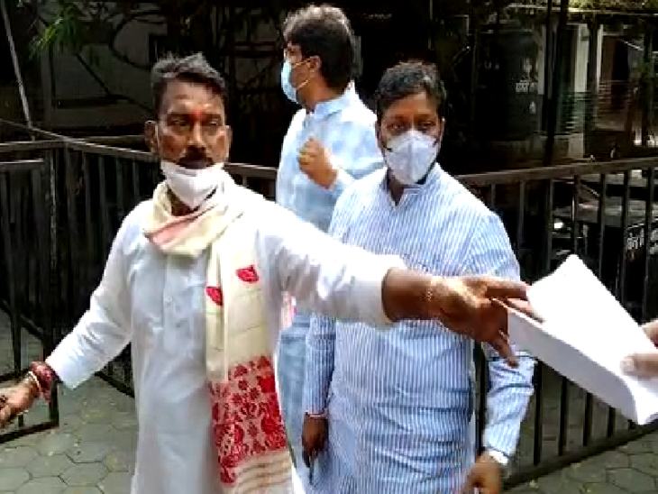 सुबह भी सोनकर के साथ नामांकन दाखिल करने पहुंचे सिलावट।