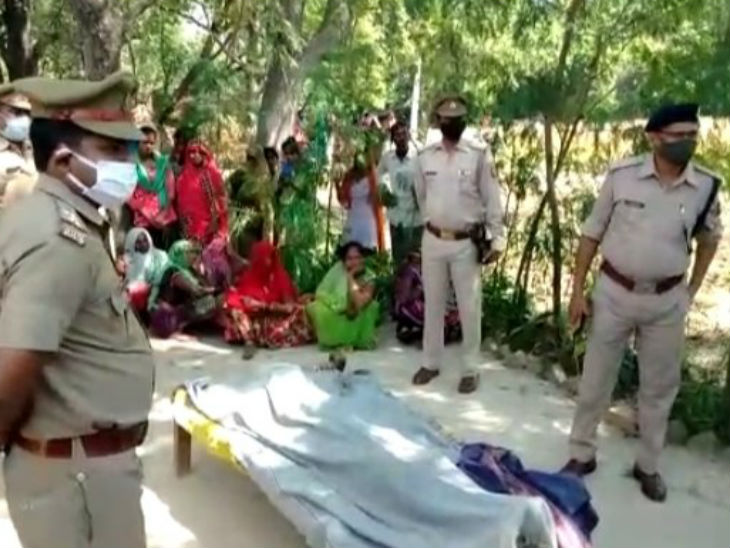 There is tension in the village after this murder and a police force has been deployed.