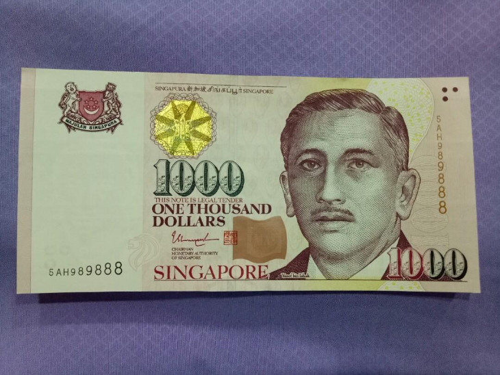 Singapore Will not print 1000 dollar denomination notes