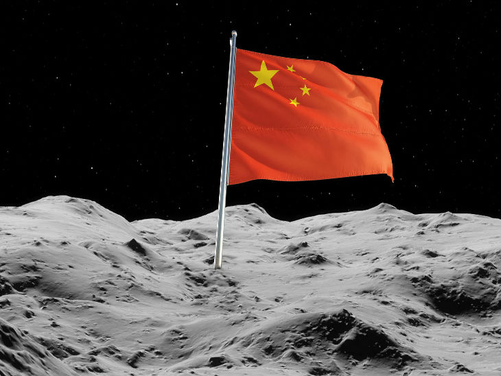 china became second country of world to hoists its flag at moon surface