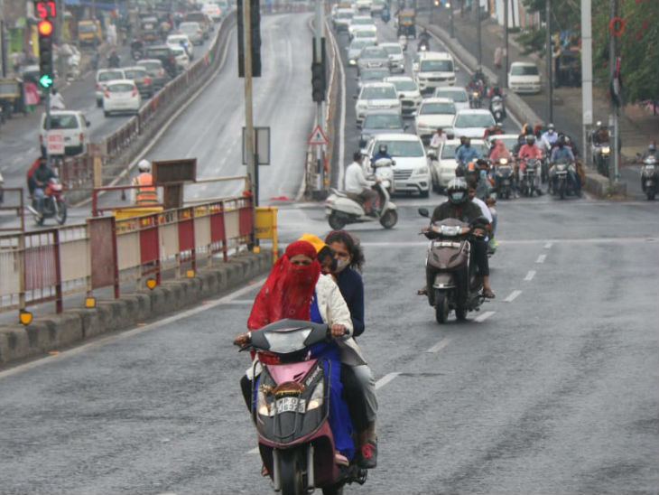 भोपाल का बाणगंगा नगर चौराहे का दृश्य। फोटो- अनिल दीक्षित