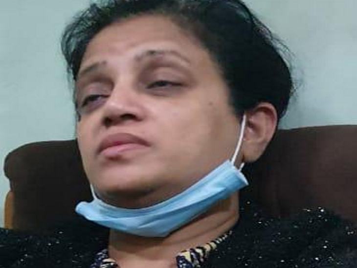 पुलिस पूछताछ के दौरान सामने आई आंटी की तस्वीर।