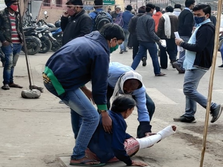 जूनियर डॉक्टरों की हड़ताल के कारण PMCH में मरीजों को हो रही परेशानी।