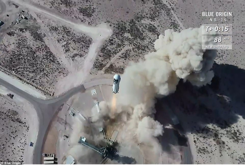 स्पेस कंपनी ब्लू ओरिजिन ने अपने इस मिशन को एनएस-14 नाम दिया गया है।