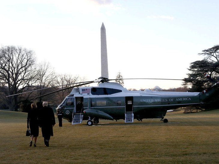 ट्रम्प और मेलानिया इनोगरेशन डे समारोह में शामिल नहीं हुए।