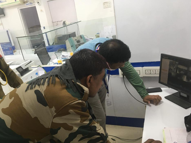 सीसीटीवी खंगाल रही पुलिस।