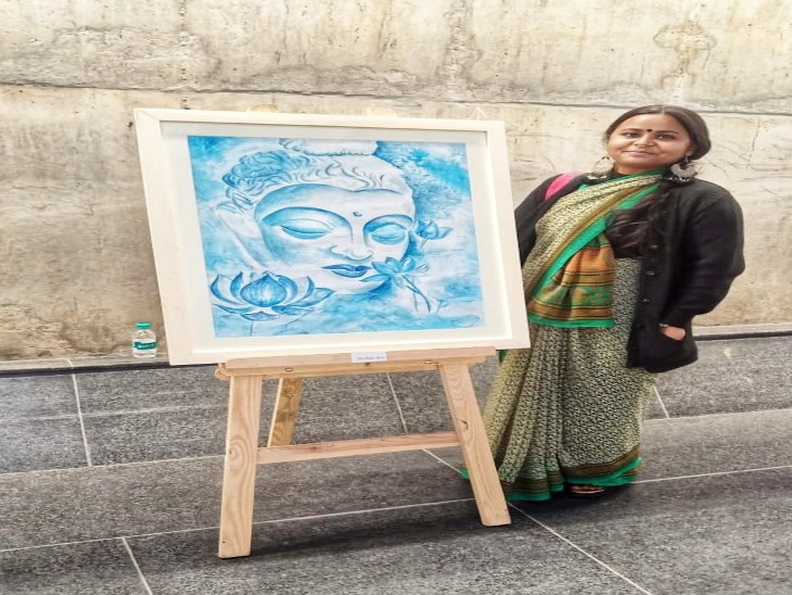 आर्टिस्ट और असिस्टेंट प्रोफेसर डॉ. अंजु बाला।