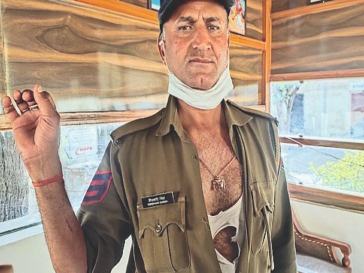 हैडकांस्टेबल ने लगाया विधायक के परिजनों पर मारपीट का आरोप।