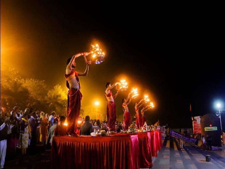 ग्वारीघाट में महाआरती में शामिल होंगे राष्ट्रपति।