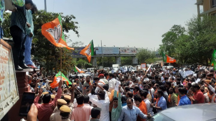 Ashok Gehlot Government Vs Rajasthan BJP; Vasundhara Raje Camp Leaders  Protest In Jaipur Today | गहलोत सरकार के खिलाफ BJP का हल्ला बोल: पूनिया की  गैर मौजूदगी में राजे गुट के करीबियों