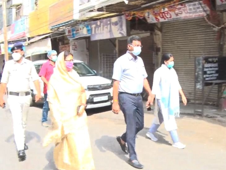 The collector saw a crowd on Sindhi Colony and Jail Road, said on the