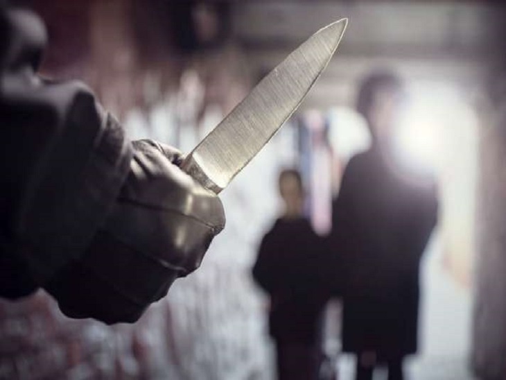 Knife attack in DD Nagar area of Raipur police crime news