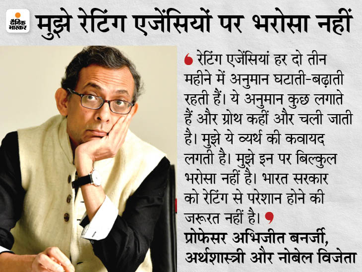Abhijit Banerjee, who won the Nobel Prize in Economics and Professor of MIT University of America, expressed this opinion in a special conversation with Dainik Bhaskar | अर्थव्यवस्था में डिमांड बढ़ानी है तो लोगों की जेब में पैसे डालने होंगे, भारत सरकार इसके लिए नए नोट छापे; महंगाई की चिंता न करे - Vimarsana News
