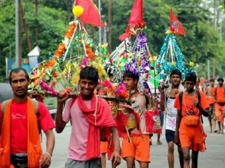 UP में कांवड़ यात्रा 25 जुलाई से: CM Yogi आज वर्चुअल मीटिंग से परखेंगे तैयारियां