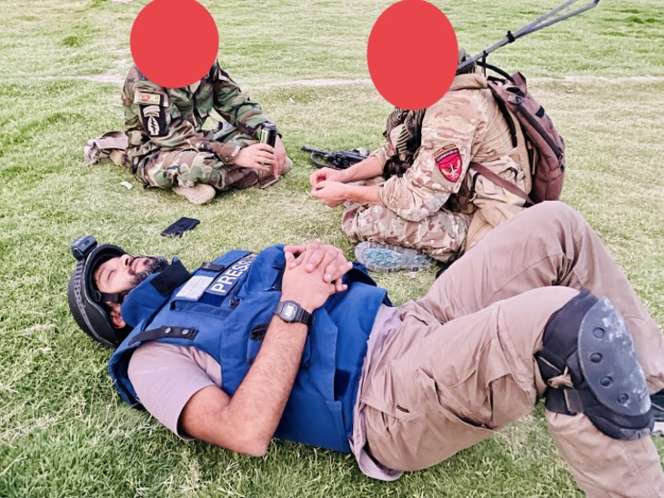 दानिश की यह फोटो अफगानिस्तान के कंधार में ली गई थी। इसे उन्होंने 13 जुलाई को सोशल मीडिया पर शेयर किया था। दानिश ने लिखा था- 15 घंटे के मिशन के बाद 15 मिनट का ब्रेक ले रहा हूं। (फोटो- रॉयटर्स)