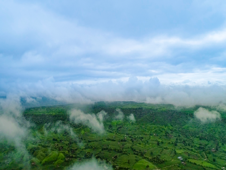 मानसून के दौरान चाचा कोटा का नजारा।