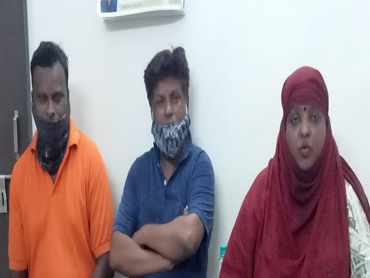 रायपुर पुलिस की गिरफ्त में ये सभी शामिल थे इस ठगी की वारदात में।