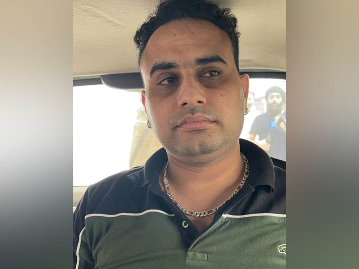 अमृतसर में फिरौती मामले में रिमांड पर लिया गया दया सिंह उर्फ प्रीत सेखों। - Dainik Bhaskar