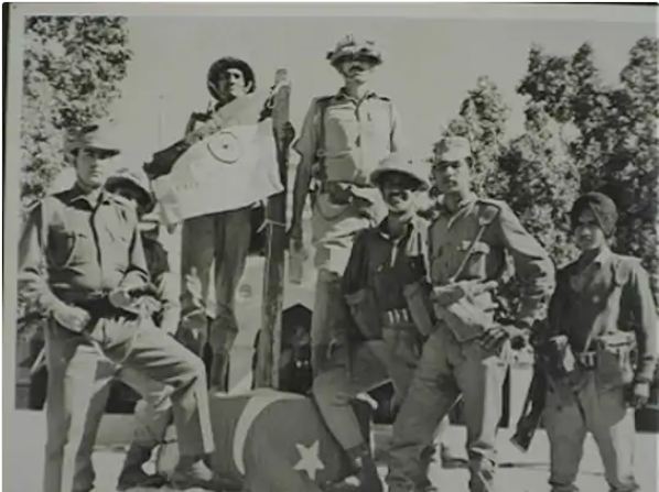 Indian soldiers captured the village of Nagarparkar in Pakistan on 8 December, then photo.