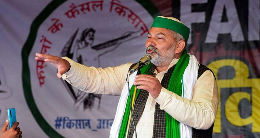 राकेश टिकैत इससे पहले दिल्ली के अंदर झंडा फहराने की बातें कह रहे थे।