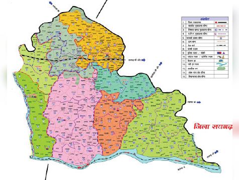 ऐसा होगा नया जिला सक्ती का एरिया।