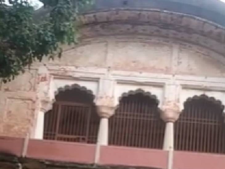 भिंड शहर में 400 साल पुराना राधा-कृष्ण- रुक्मिणी मंदिर।