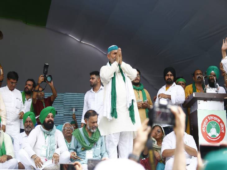 भाकियू प्रवक्ता राकेश टिकैत बड़े किसान नेता के रूप में देशभर में उभरे हैं।