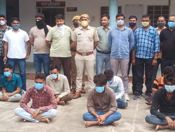 पुलिस ने 4 अगस्त को पकड़ी गैंग।