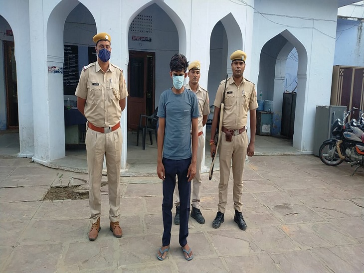 बजरी माफियाओं पर कार्रवाई करने गई थी पुलिस, ग्रुप बनाकर लाठी-डंडे व पत्थर फेंक किया हमला, पुलिस जीप में तोड़फोड़ कर कांस्टेबल को किया था घायल|राजस्थान,Rajasthan - Dainik Bhaskar