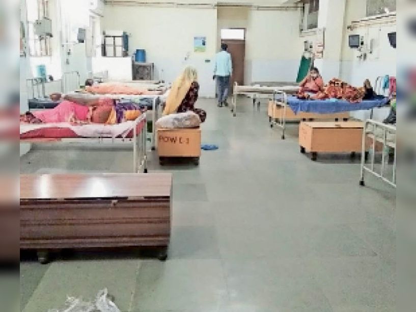 कोरोना के सारे लक्षण के बावजूद रिपोर्ट पॉजिटिव नहीं, वैक्सीन की दोनों डोज ले चुके लोग भी भर्ती|कोटा,Kota - Dainik Bhaskar