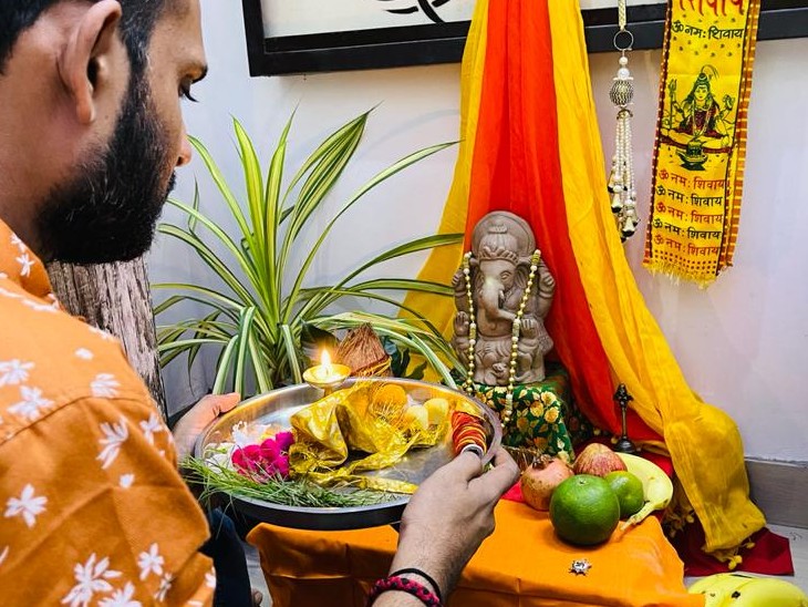 10 दिनों तक घर घर मे होगी गणपति पूजा।
