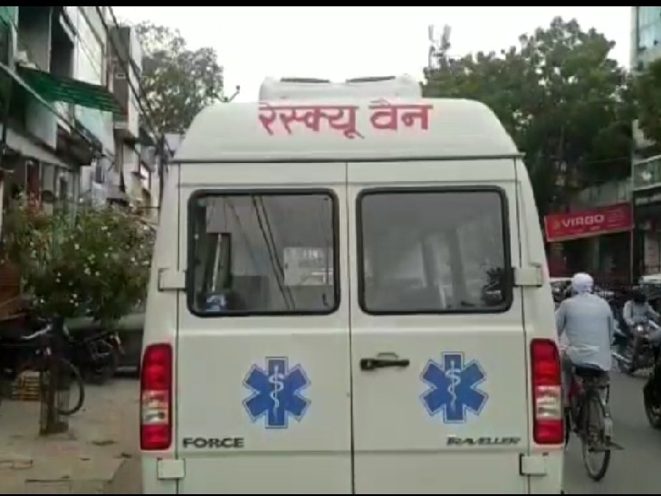 फायर ब्रिगेड की रेस्क्यू वैन संसाधन नहीं होने से बैरंग वापस लौटी