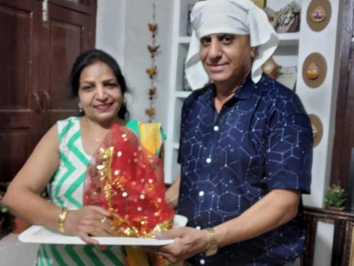 घर में धूमधाम से मनाया गया गणेश महोत्सव।