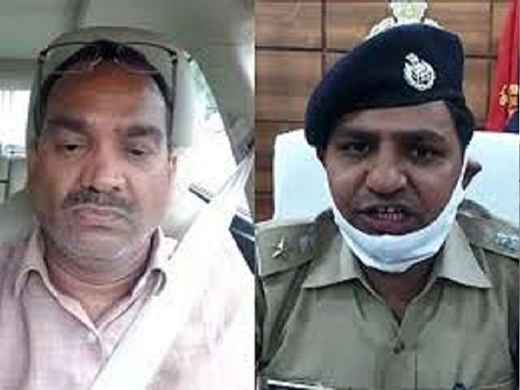 पूर्व थानाध्यक्ष करबई देवेंद्र कुमार शुक्ला व भगोड़े आईपीएस मणिलाल पाटीदार।