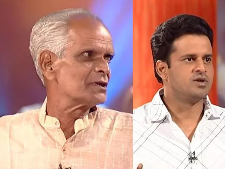 जीना इसी की नाम है शो के दौरान मनोज के पिता राधाकांत।