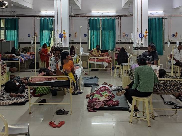 अस्पतालों में मरीज भरे पड़े, डेंगू के बाद अब मलेरिया व चिकनगुनिया के मामले भी आने लगे सामने।