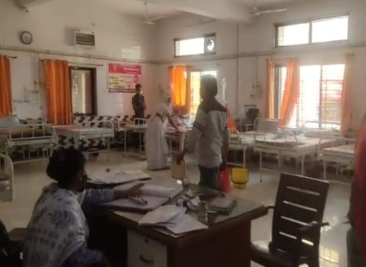 घाणेराव के मोहनीदेवी-जुगराज हिंगड़ राजकीय सामुदायिक स्वास्थ्य केन्द्र में बना वार्ड।