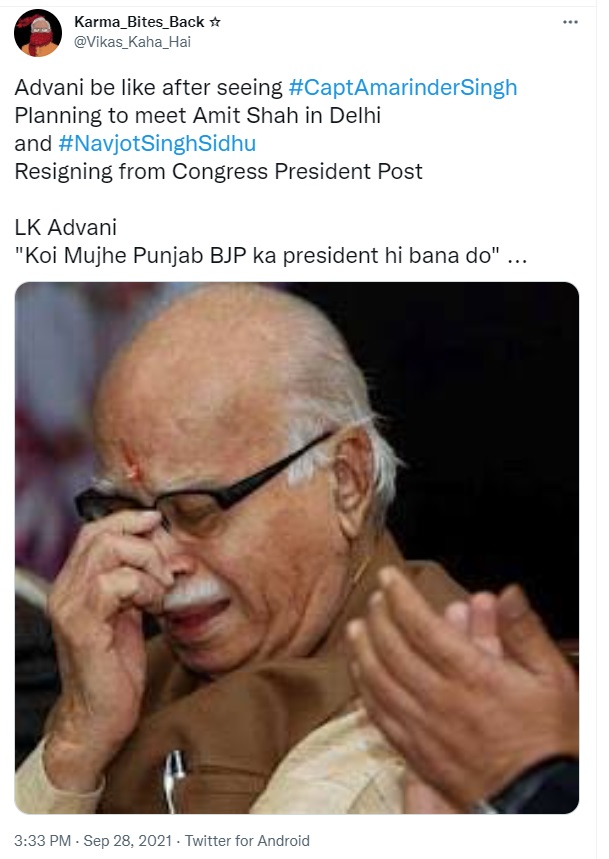 तब ये खबर लालकृष्ण आडवाणी के पास आई।