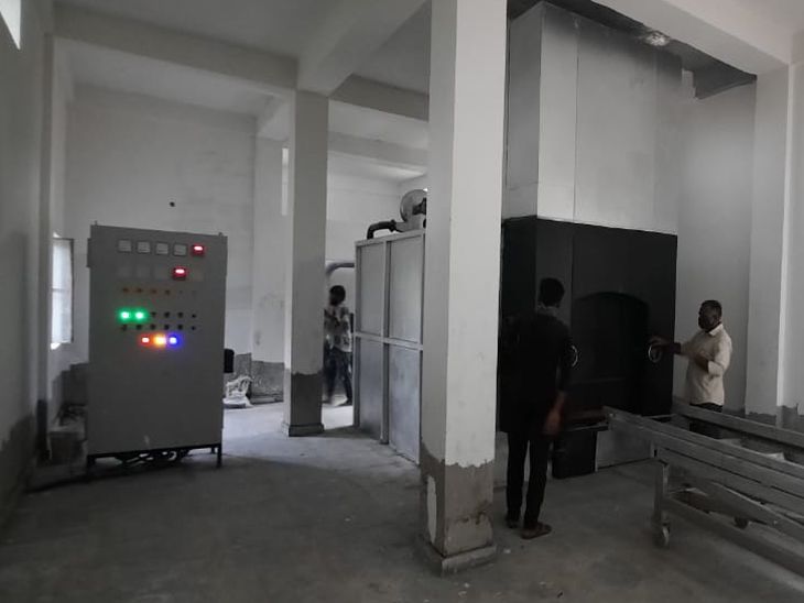 बिजली शव दाह गृह तैयार।