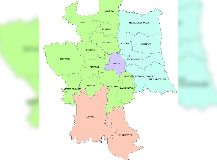 एनसीआर क्षेत्र।