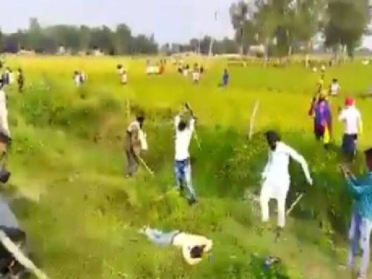 लखीमपुर हिंसा में किसानों पर गाड़ी चढ़ाने के हिंसा भड़क गई थी।