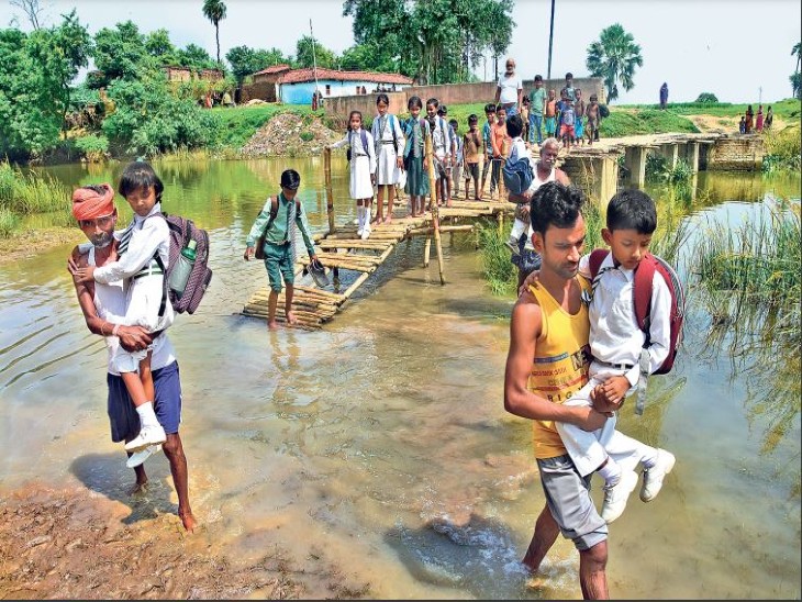 Neither the water reached every house, nor the road to every village ...
