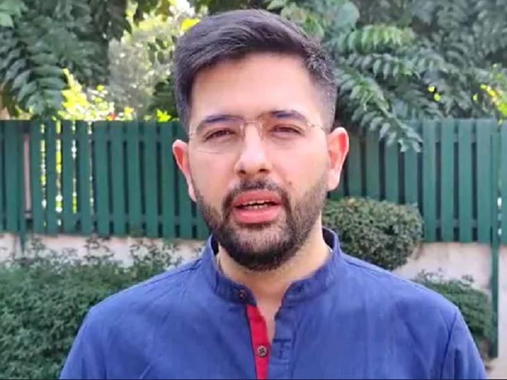 आप पंजाब के सह प्रभारी राघव चड्ढा।