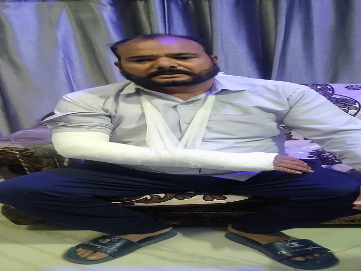 मारपीट में घायल जयपाल।