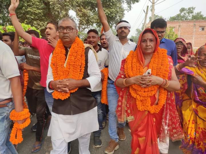 फुलवरिया पंचायत के नवनिर्वाचित मुखिया आशा देवी।