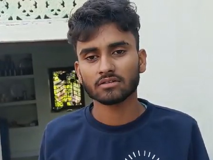 वारदात के बारे में जानकारी देते हुए मृतक बंटा सिंह का भतीजा रणवीर।