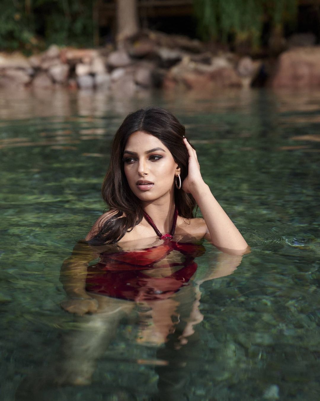 Miss Universe 2021; India Harnaaz Sandhu used to called matchsticks know about her mental fitness journey | टीनएज में लोग माचिस की तीली कहते थे, परेशान होकर अपनी काबिलियत पर शक करने