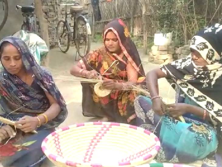 महिलाओं के हाथों से तैयार मूंज के प्रोडक्ट अमेजॉन और फ्लिपकार्ट के जरिए पूरी दुनिया में बिकेंगे। - Dainik Bhaskar