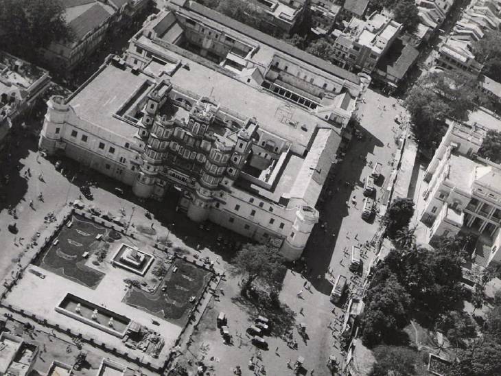 एरियल व्यू फोटो संपूर्ण राजबाड़ा का- फोटोग्राफी कर्टसी कैप्टन ओमदत्त शर्मा