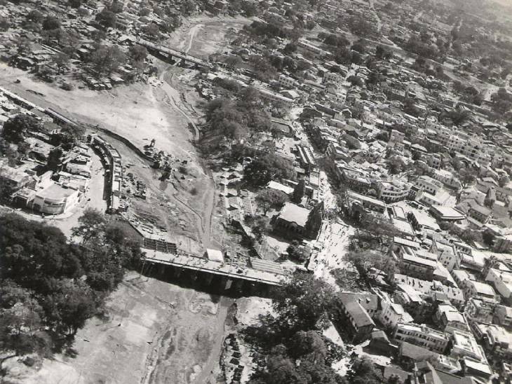 ऐसा था कृष्णपुरा पुल- फोटोग्राफी क्रेडिट कैप्टन ओमदत्त शर्मा